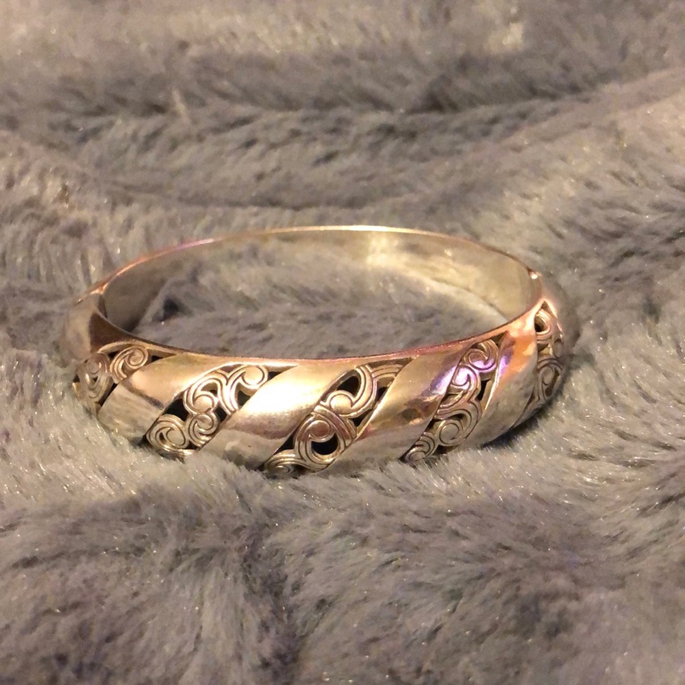 Brighton striped swirl bracelet